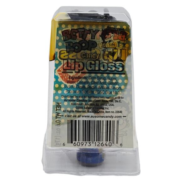 Vintage Blue Betty Boop Keychain Inedible Candy Lip Gloss Au'some Candies 2006 - Picture 3 of 6